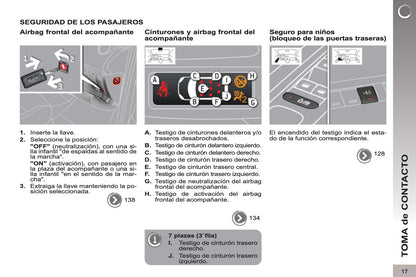 2012-2013 Peugeot 5008 Gebruikershandleiding | Spaans