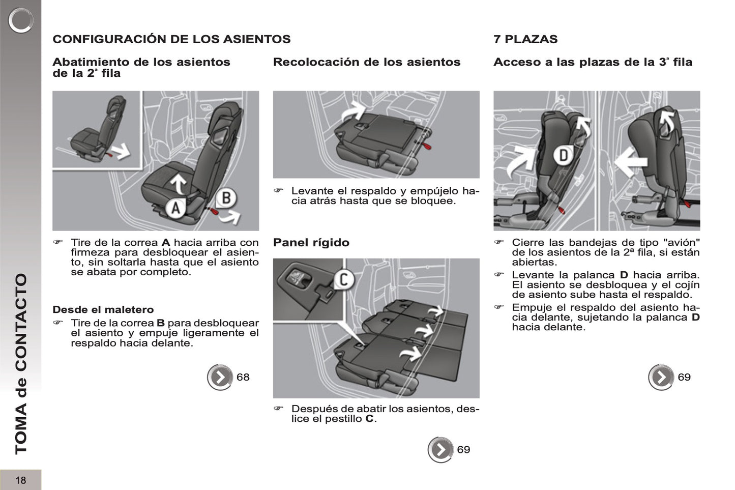 2012-2013 Peugeot 5008 Gebruikershandleiding | Spaans