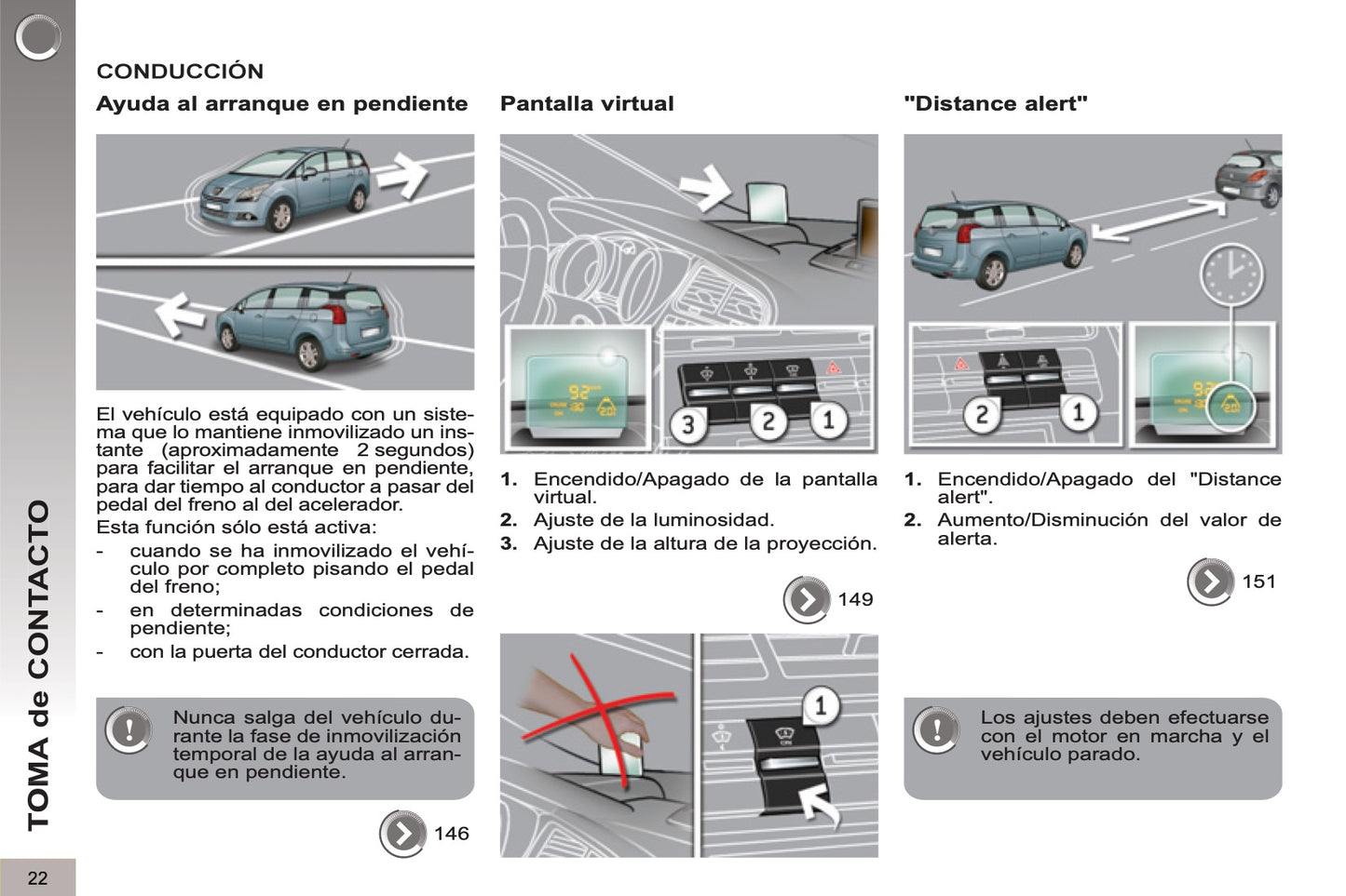 2012-2013 Peugeot 5008 Gebruikershandleiding | Spaans