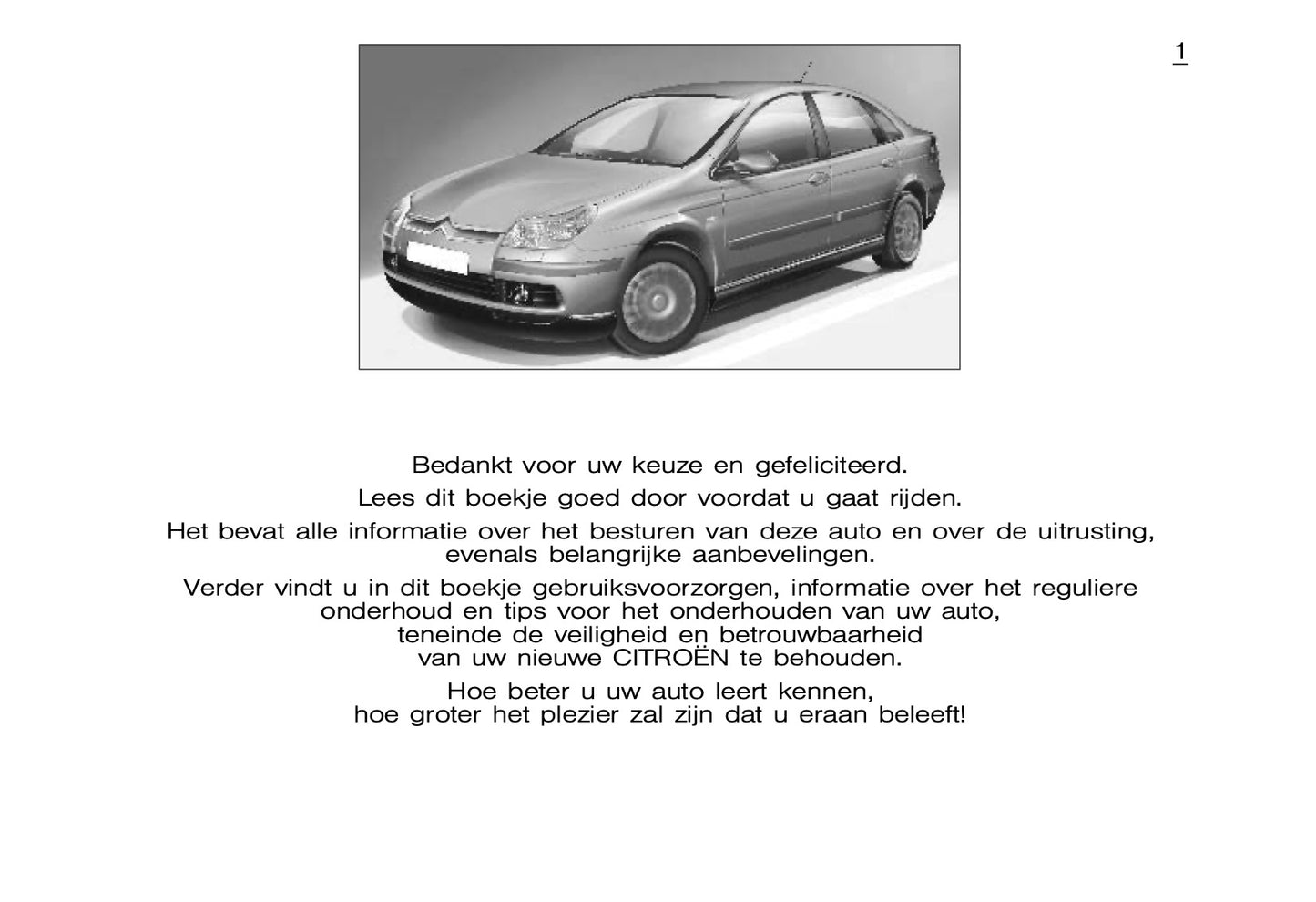 2005-2006 Citroën C5 Gebruikershandleiding | Nederlands