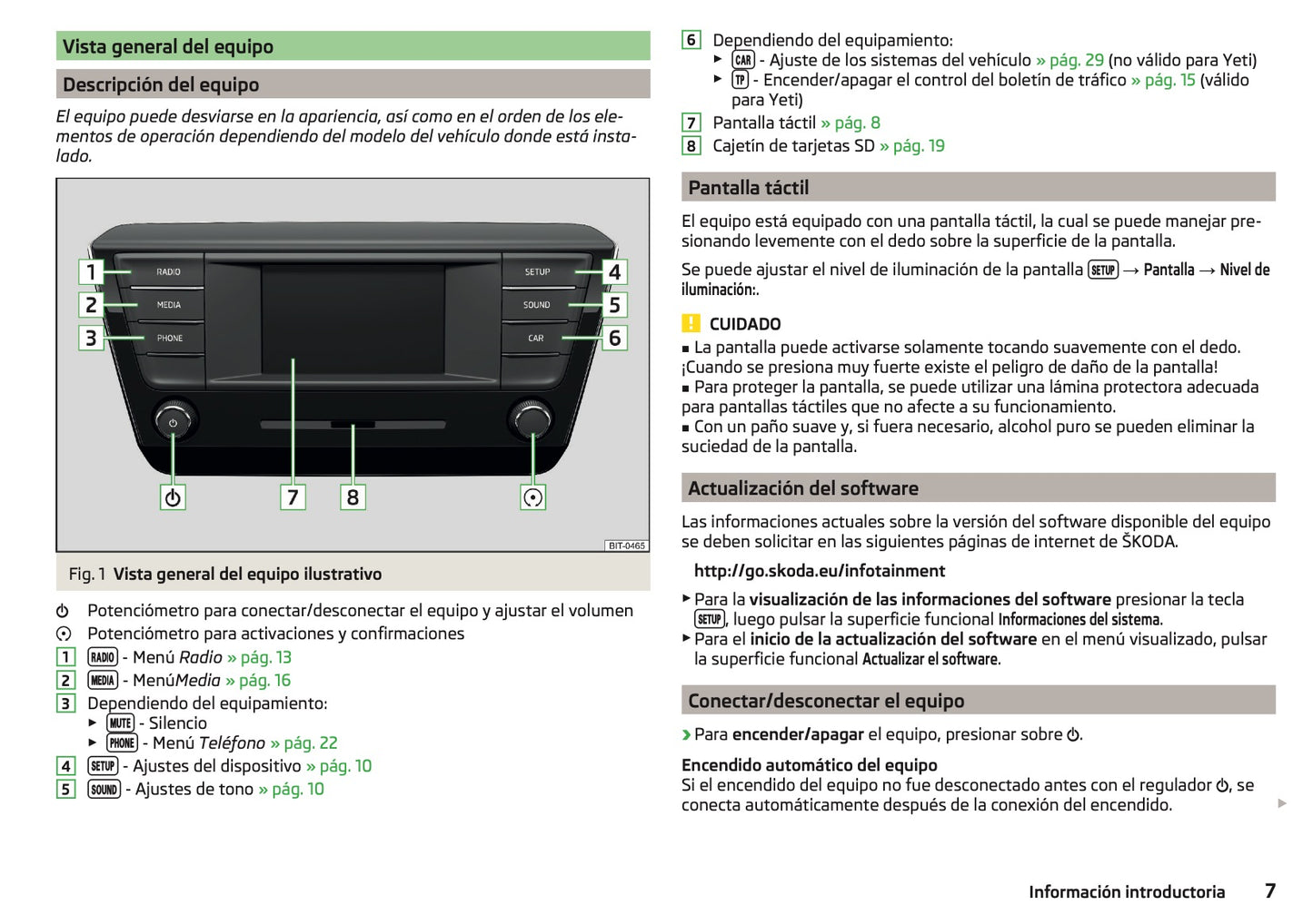 Skoda Swing Manual de Instrucciones 2014 - 2018