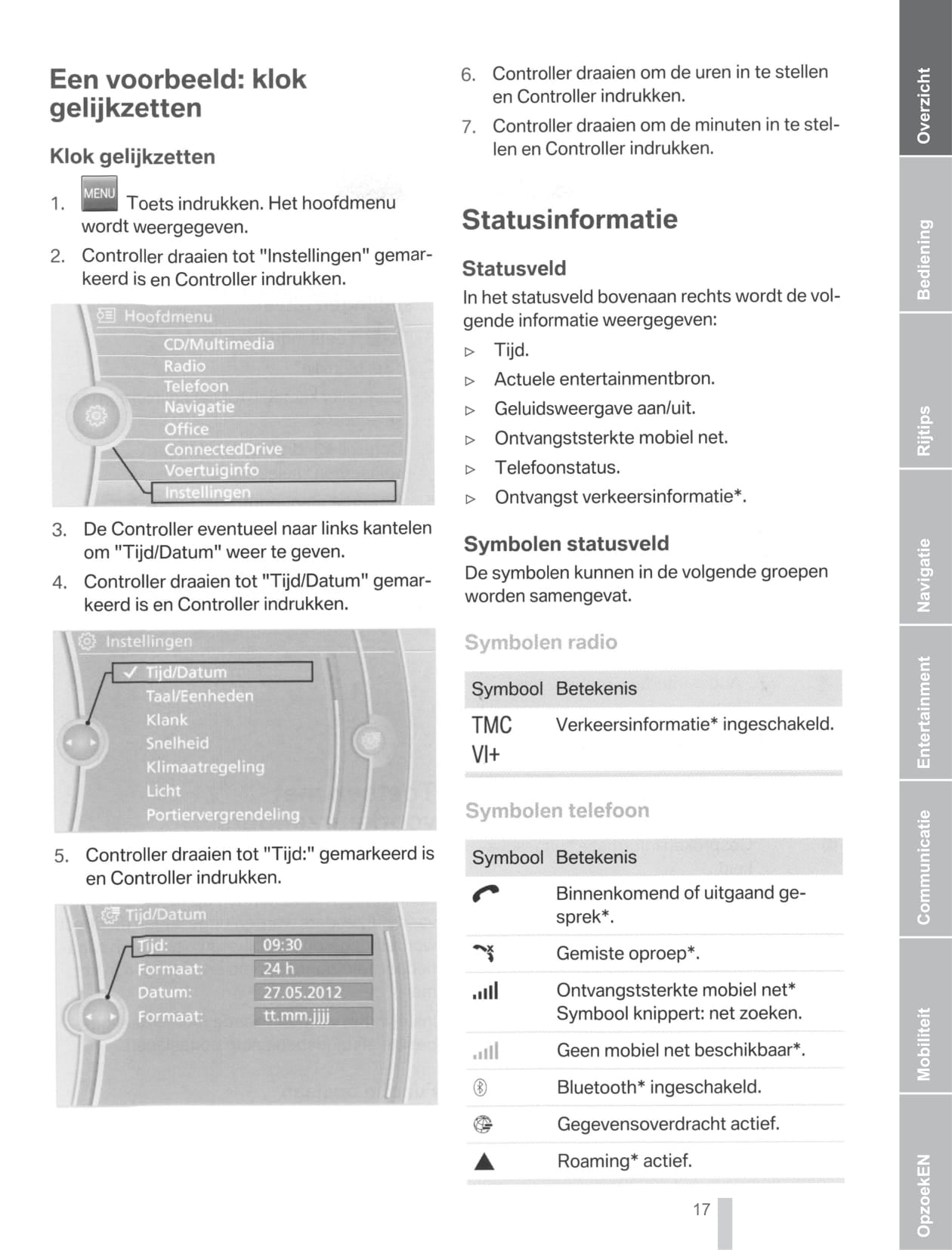 2011 BMW 5 Series Bedienungsanleitung | Niederländisch