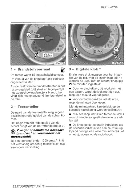 1998-2005 Volkswagen Lupo Owner's Manual | Dutch