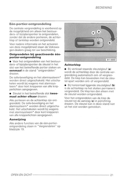 1998-2005 Volkswagen Lupo Owner's Manual | Dutch