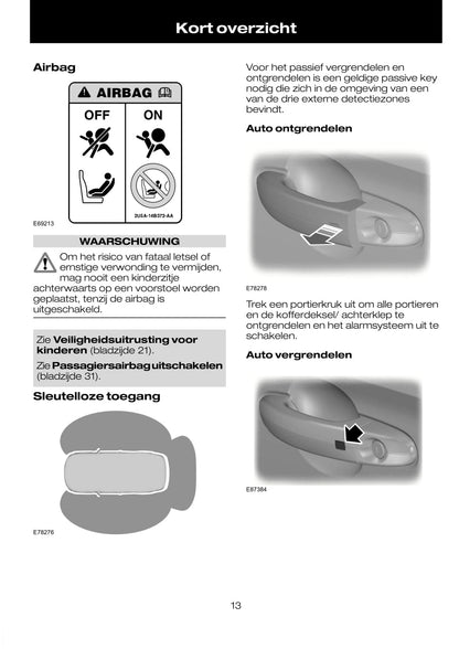 2008-2011 Ford Focus Owner's Manual | Dutch