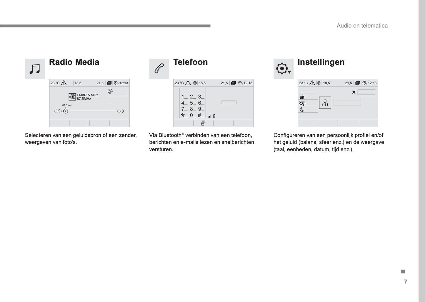 Citroën Audio- En Telematicasysteem Handleiding 2016