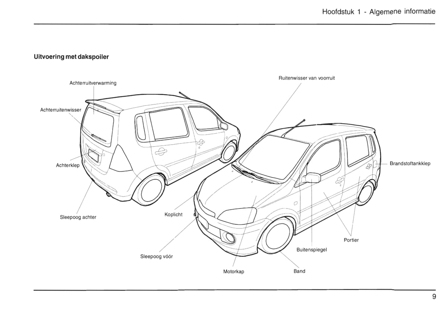 2001-2006 Daihatsu Young-RV Gebruikershandleiding | Nederlands