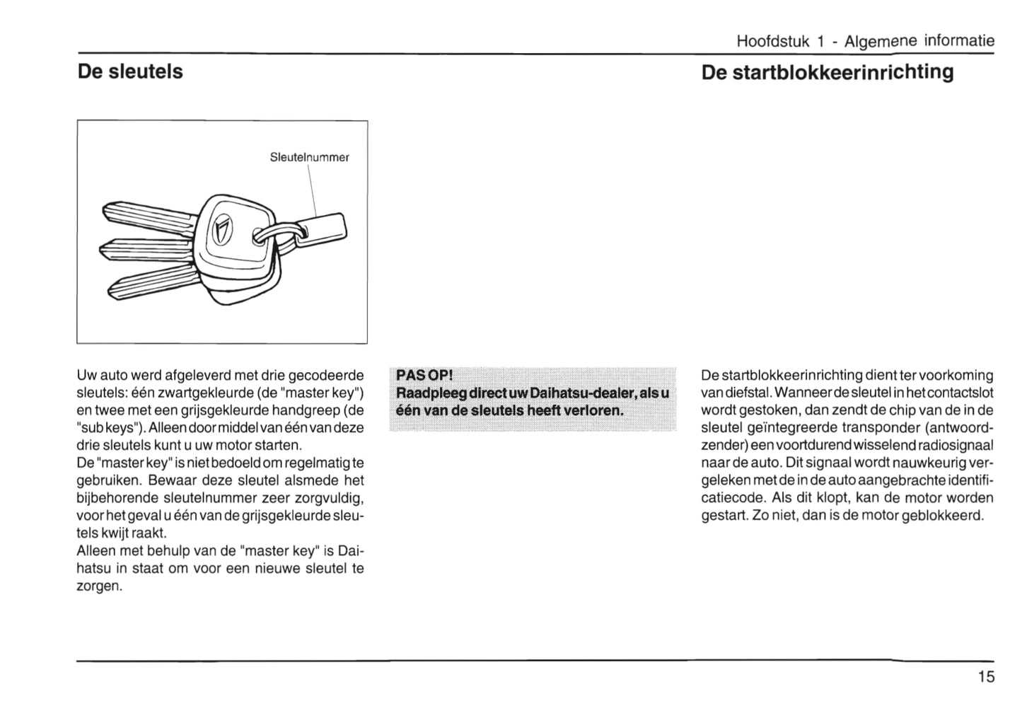 2001-2006 Daihatsu Young-RV Gebruikershandleiding | Nederlands