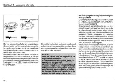 2001-2006 Daihatsu Young-RV Gebruikershandleiding | Nederlands