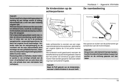 2001-2006 Daihatsu Young-RV Gebruikershandleiding | Nederlands