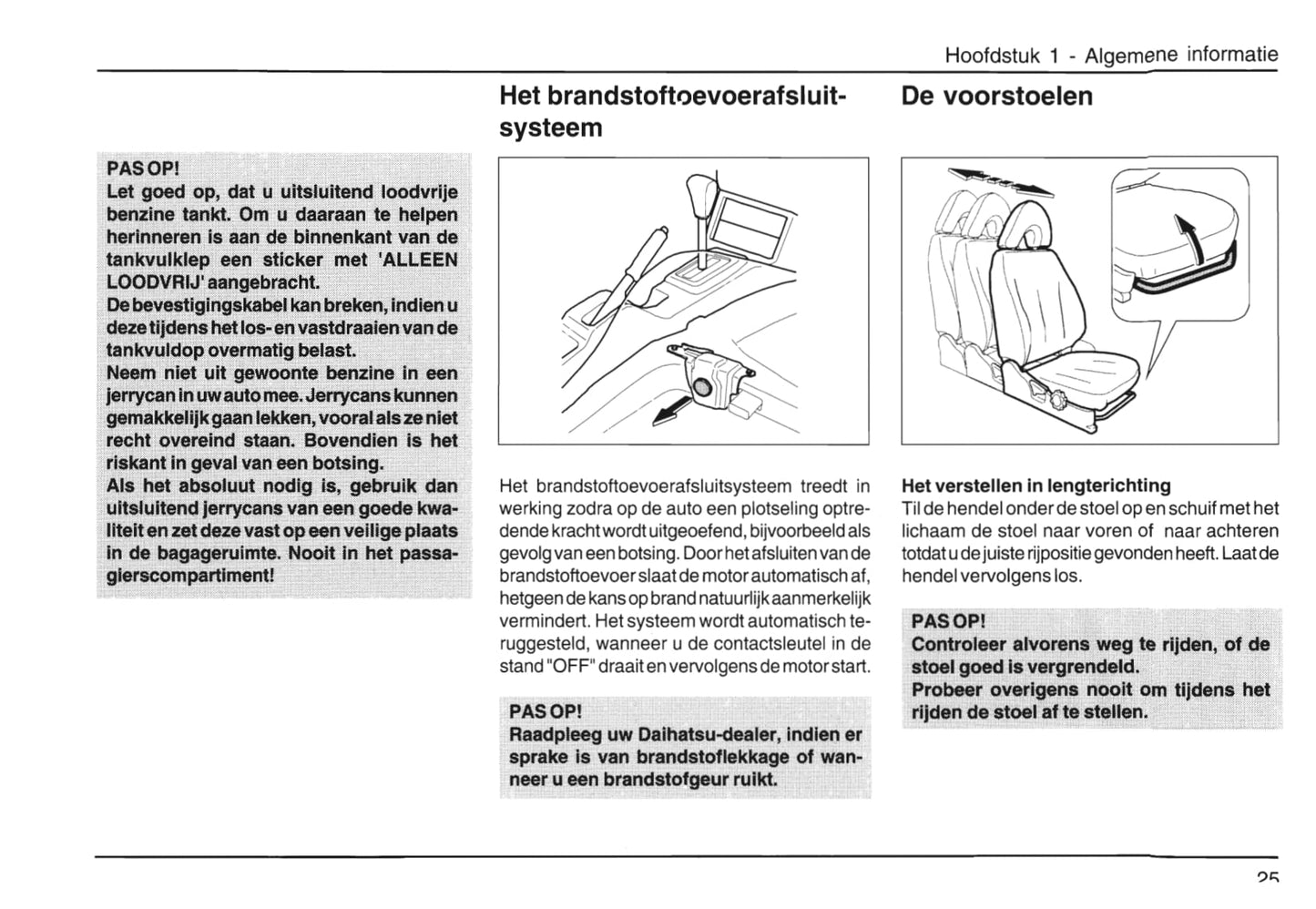 2001-2006 Daihatsu Young-RV Gebruikershandleiding | Nederlands