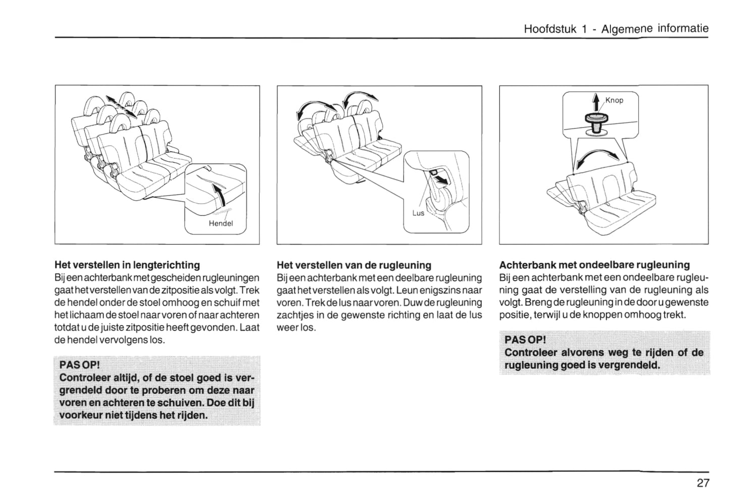 2001-2006 Daihatsu Young-RV Gebruikershandleiding | Nederlands