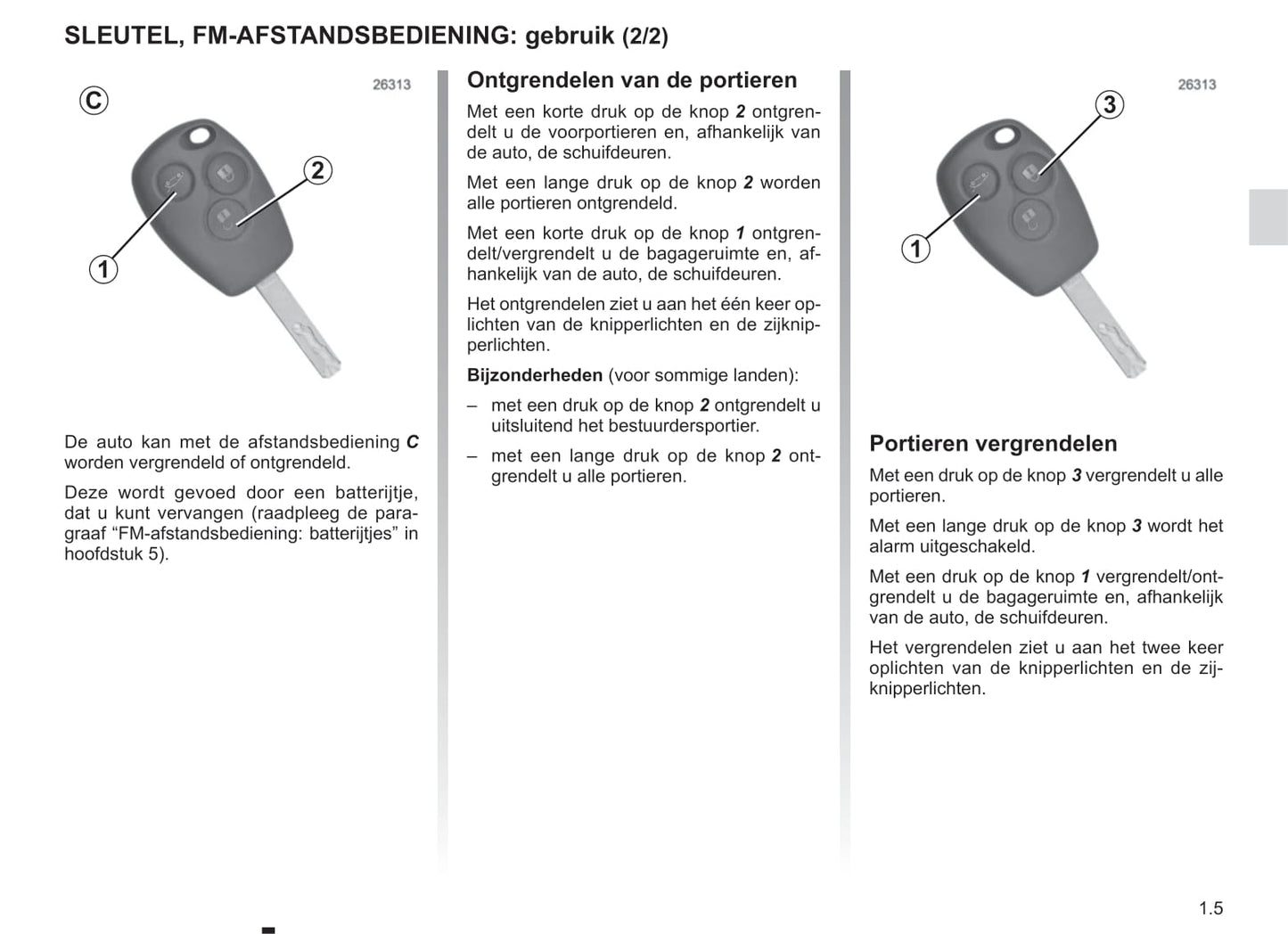 2012-2013 Renault Trafic Owner's Manual | Dutch