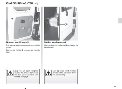 2012-2013 Renault Trafic Owner's Manual | Dutch