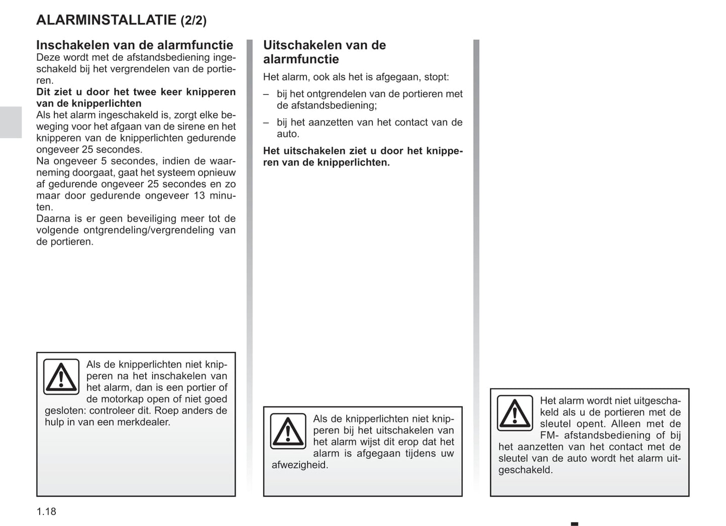 2012-2013 Renault Trafic Owner's Manual | Dutch