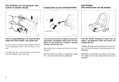 1985-1986 Toyota Starlet Owner's Manual | Dutch