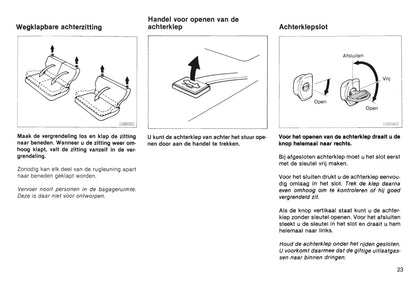 1985-1986 Toyota Starlet Owner's Manual | Dutch