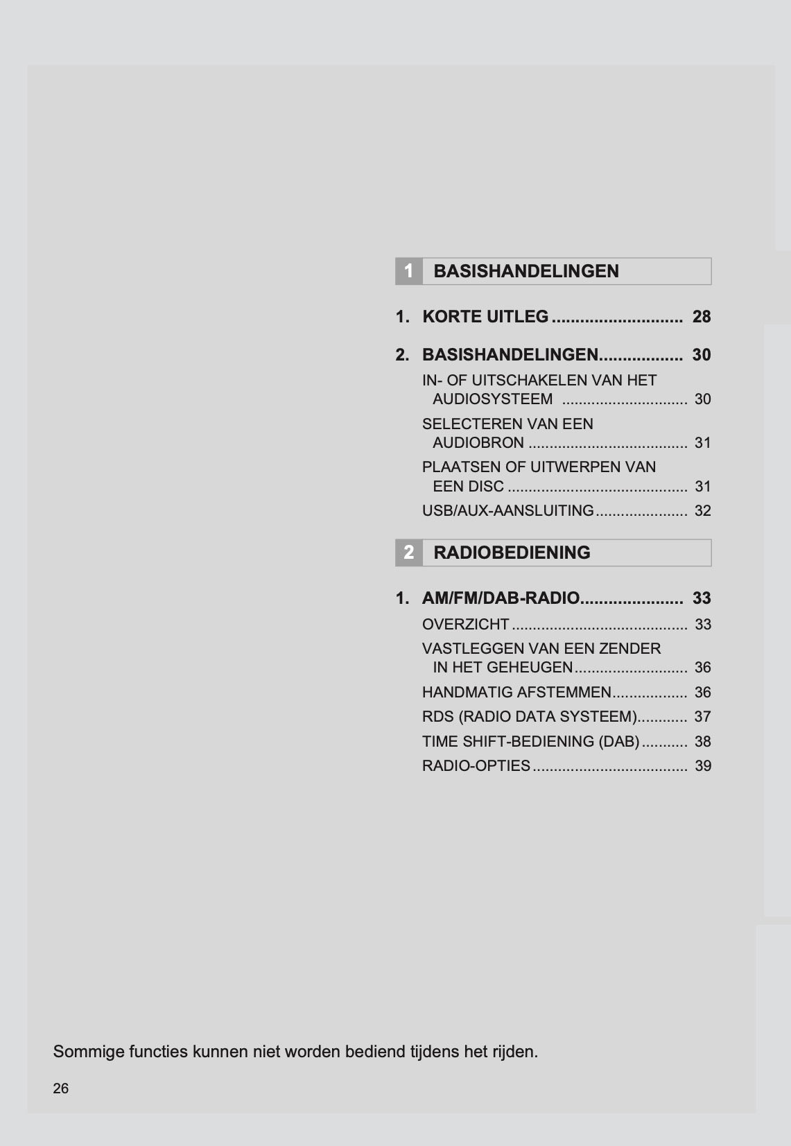 Toyota Prius Navigatie- en Multimediasysteem Handleiding 2015