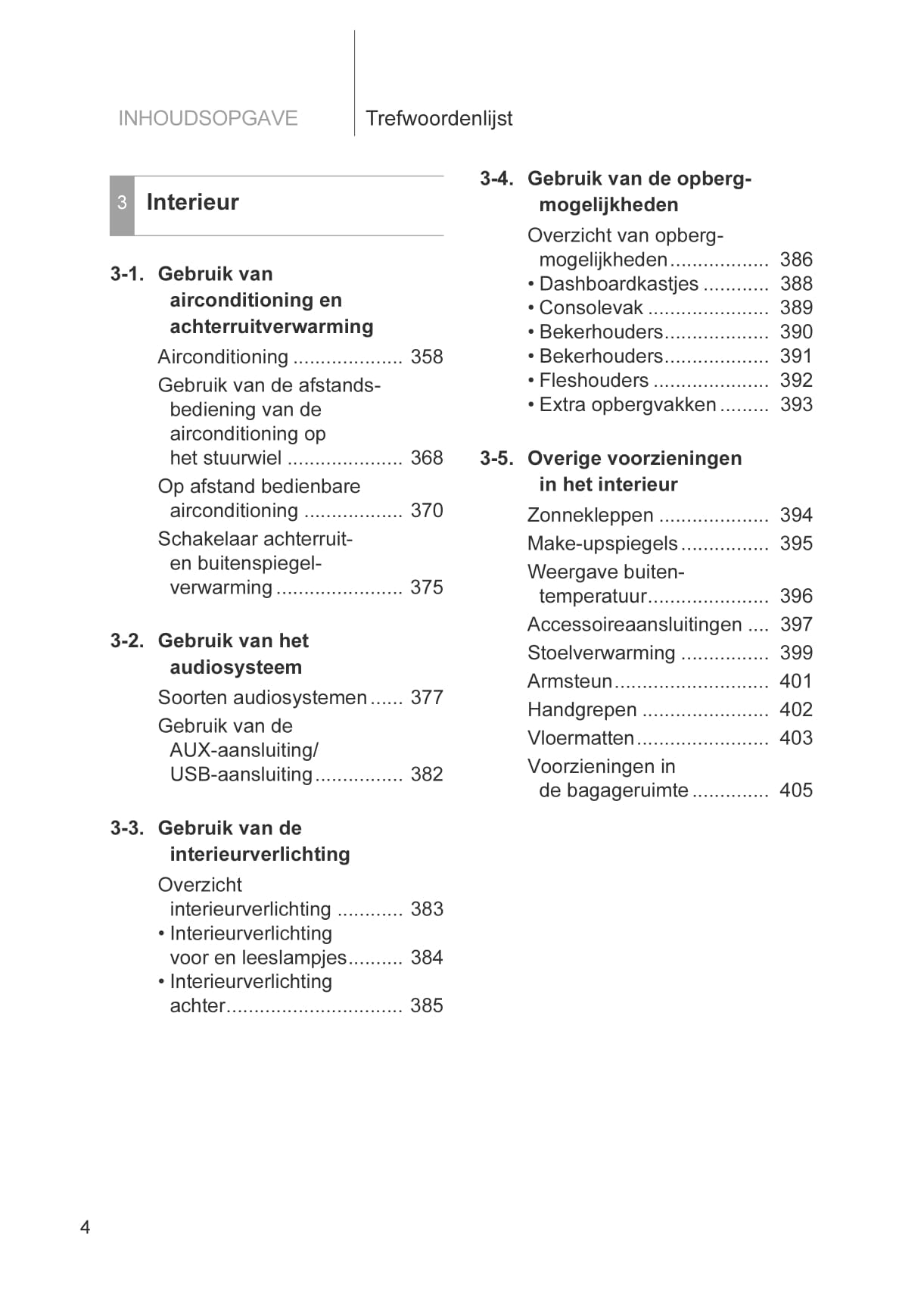 2012-2014 Toyota Prius/Prius Plug-in Hybrid Owner's Manual | Dutch