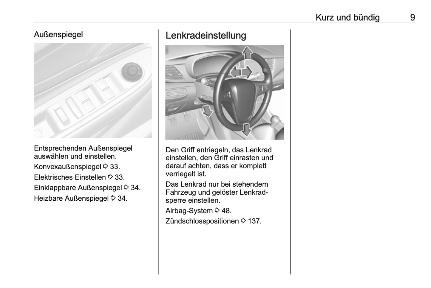 2019 Opel Mokka X Bedienungsanleitung | Deutsch