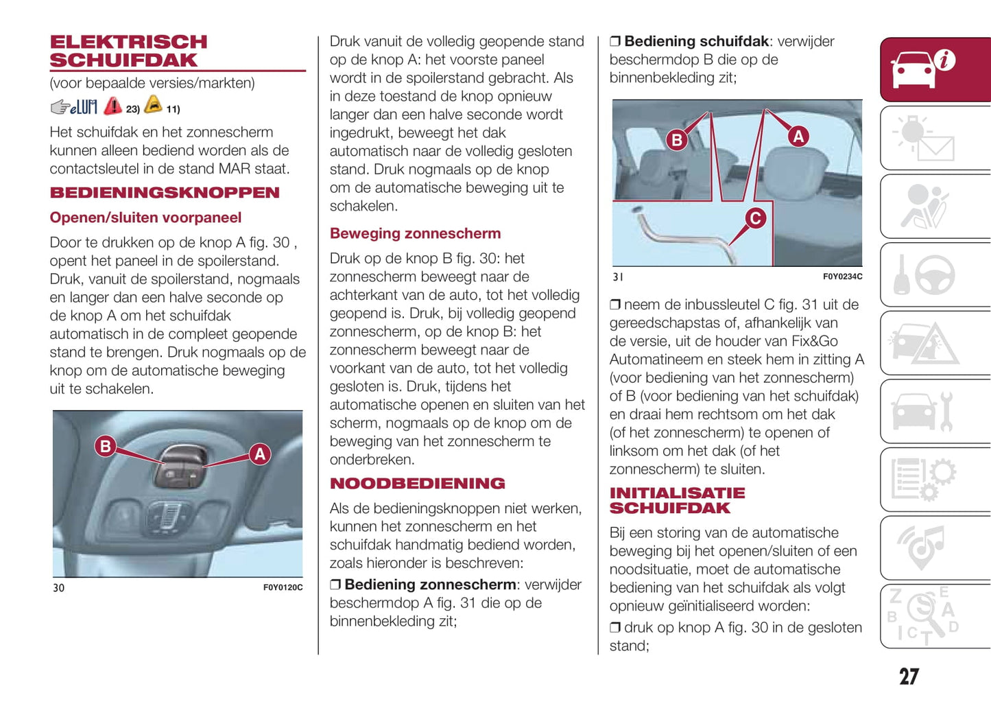 2016-2017 Fiat 500L Gebruikershandleiding | Nederlands