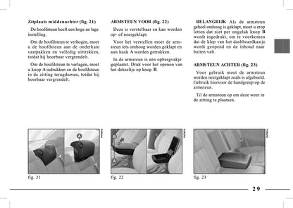 1995-2005 Lancia Lybra Gebruikershandleiding | Nederlands