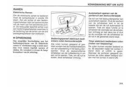 2002-2003 Kia Carens Owner's Manual | Dutch