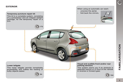 2012-2013 Peugeot 3008 Gebruikershandleiding | Engels