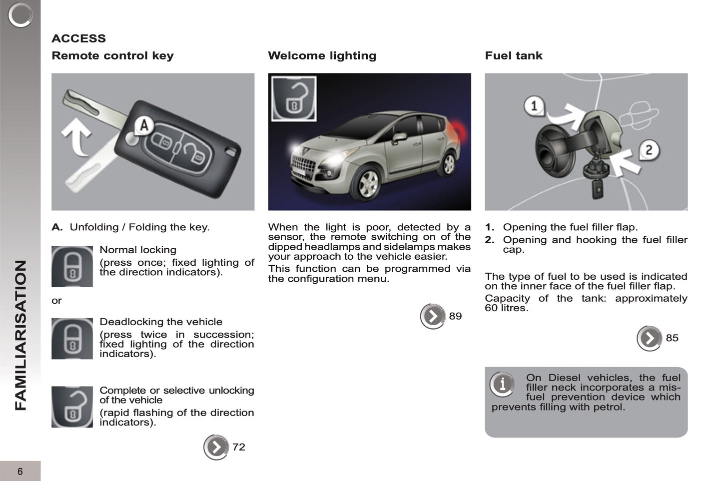 2012-2013 Peugeot 3008 Gebruikershandleiding | Engels