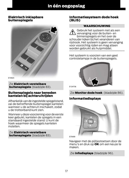 2012 Ford Galaxy/S-Max Owner's Manual | Dutch