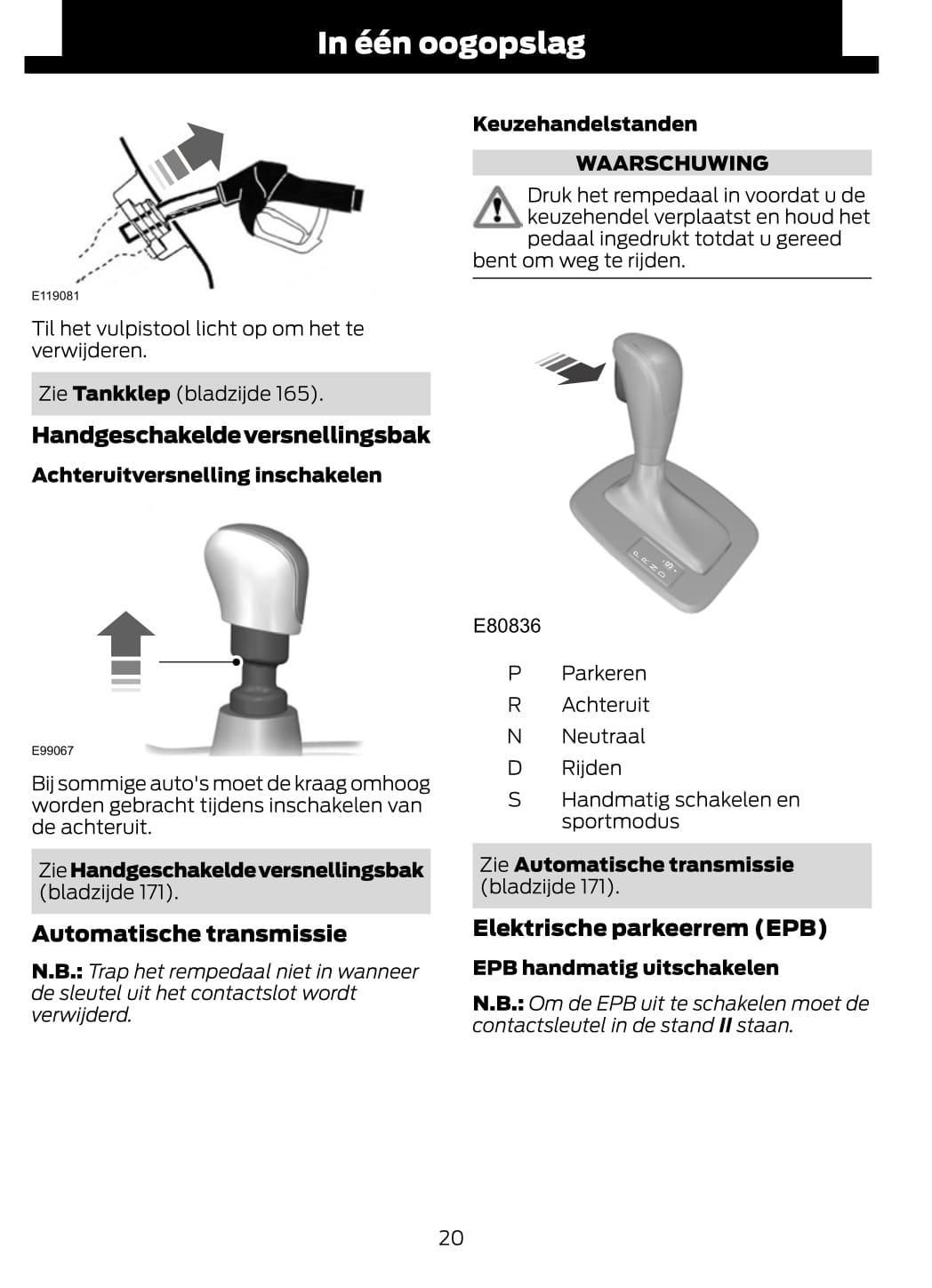 2012 Ford Galaxy/S-Max Owner's Manual | Dutch