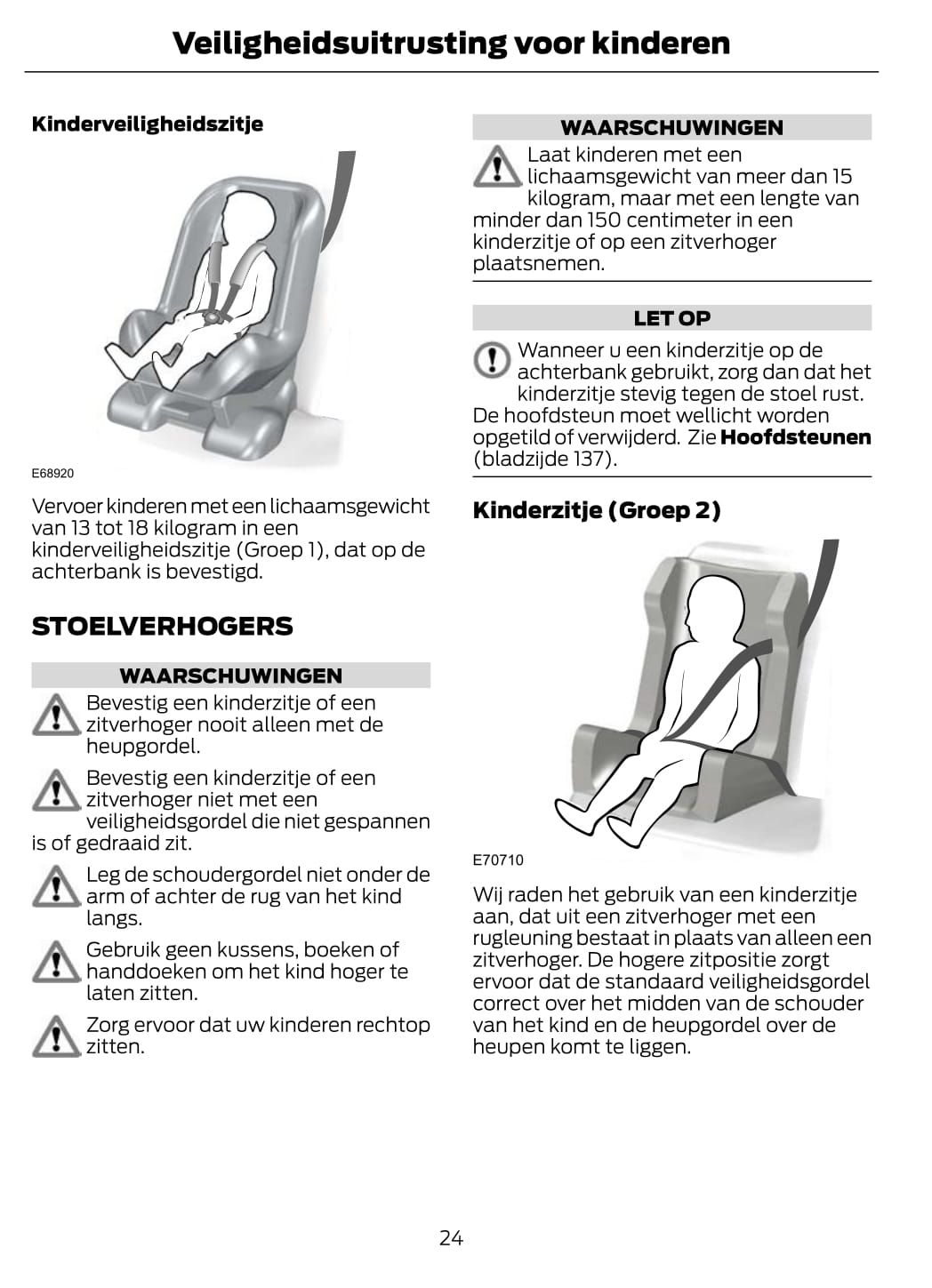 2012 Ford Galaxy/S-Max Owner's Manual | Dutch