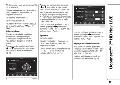 Fiat 500 & 500 Cabrio Uconnect Radio Nav 7.0 Guide d'utilisation 2017 - 2018