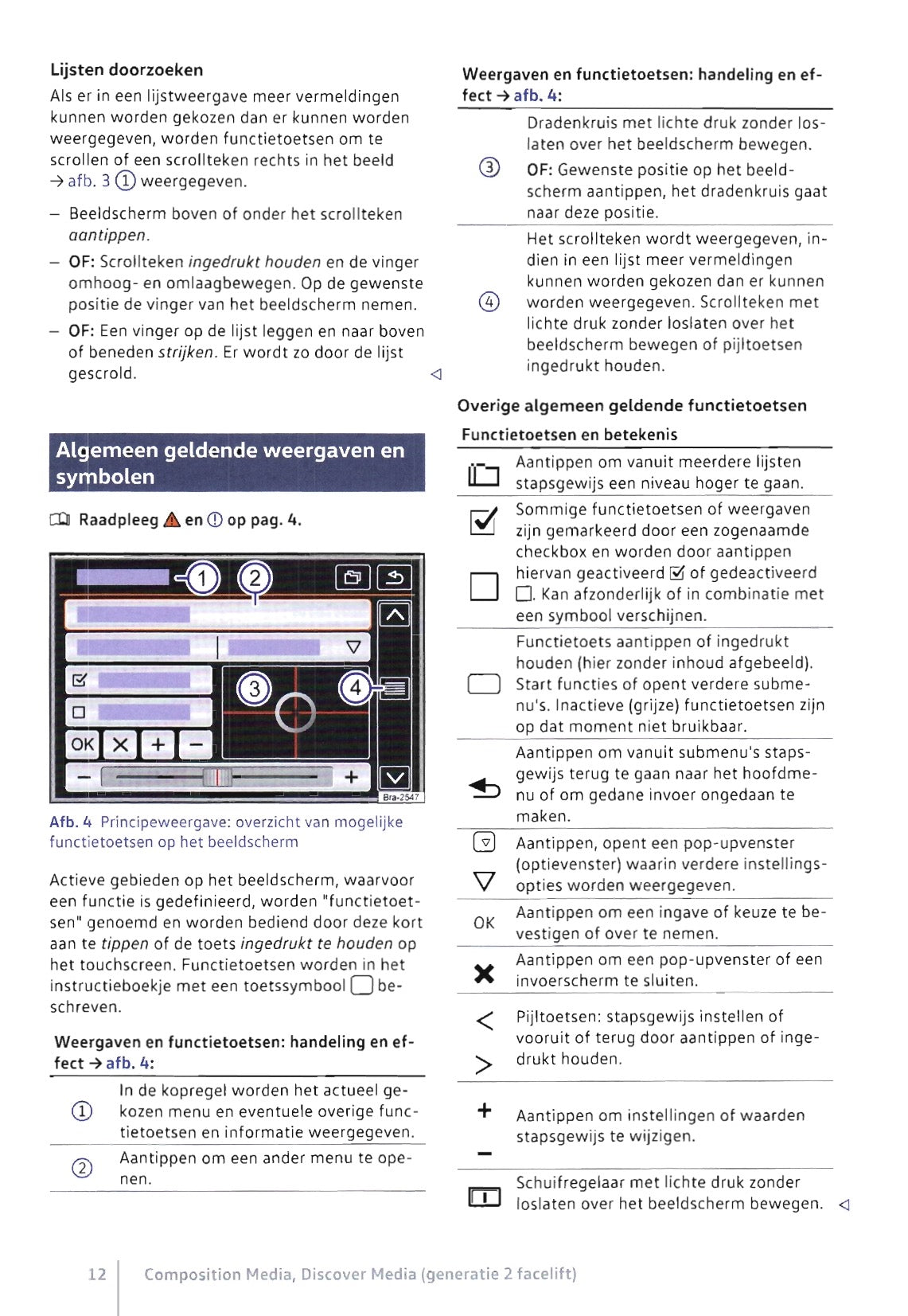 Volkswagen Composition Media, Discover Media (Generatie 2 facelift) Handleiding 2017