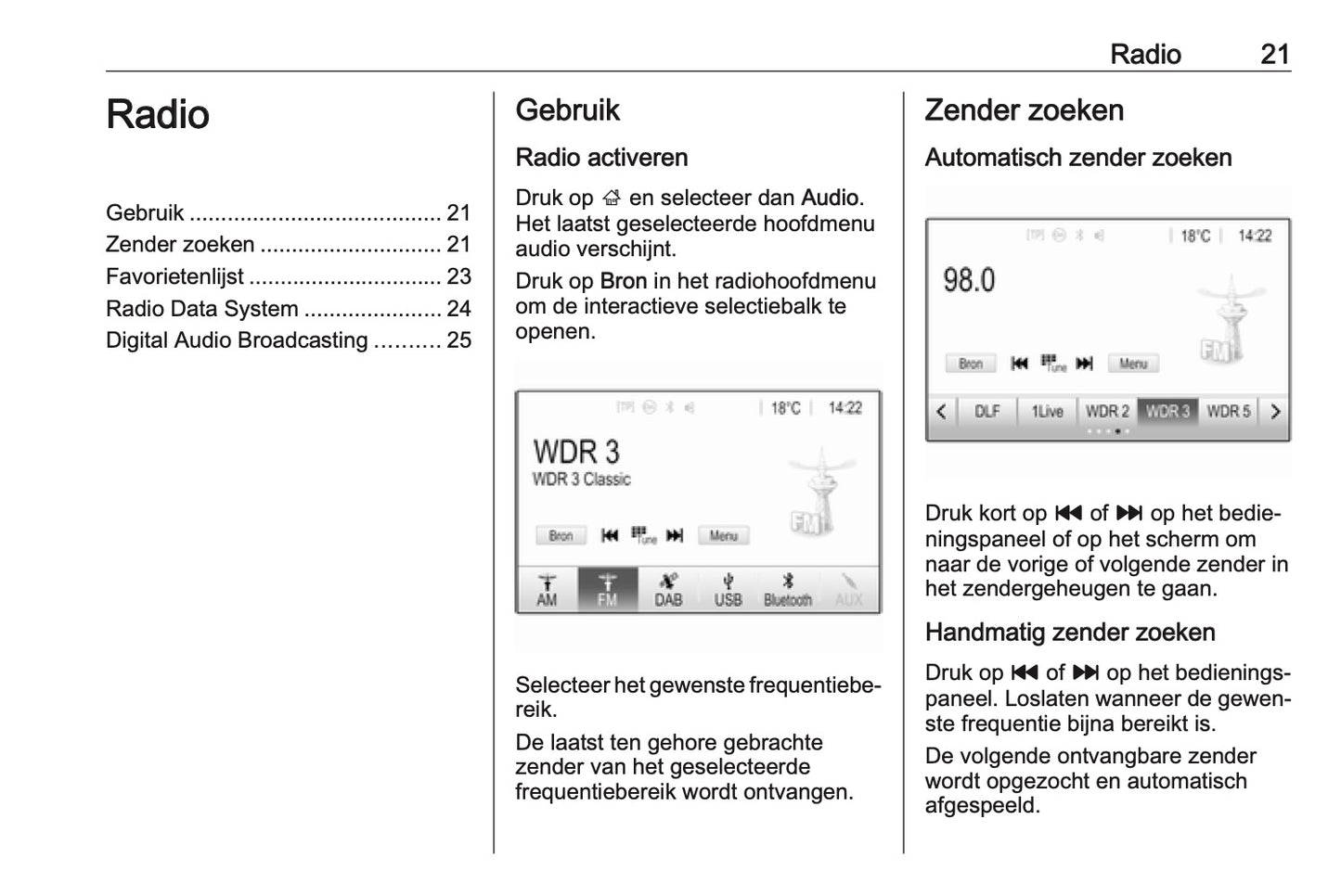 Opel Karl Infotainment System Handleiding 2017 - 2019