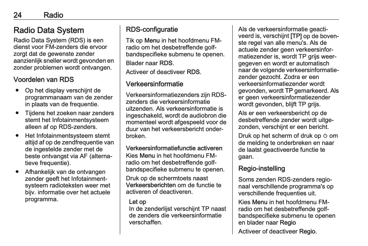 Opel Karl Infotainment System Handleiding 2017 - 2019