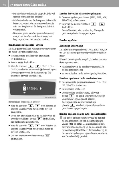 Smart Entry Line Radio Handleiding 2010