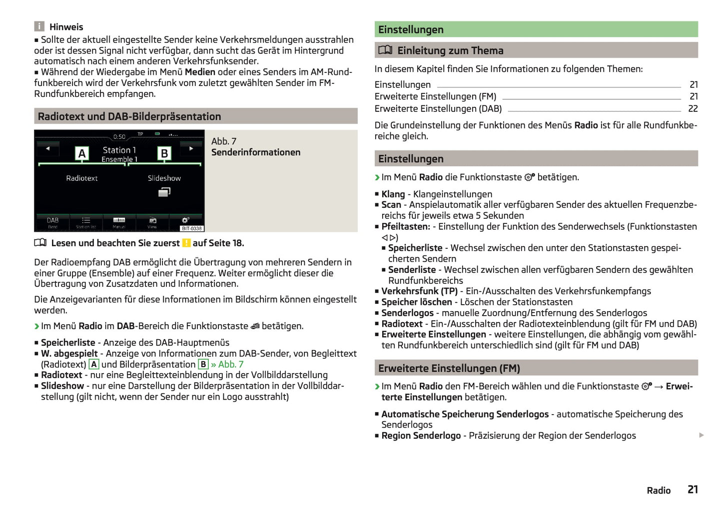 Skoda Amundsen Und Bolero Infotainment Bedienungsanleitung 2013