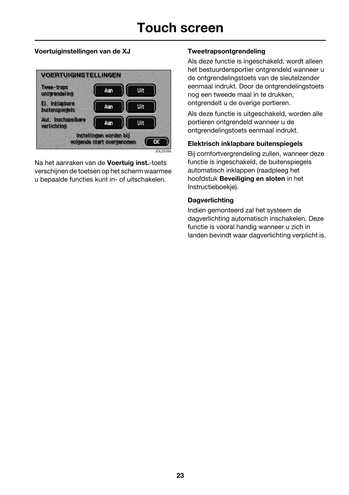 Jaguar XJ Navigatiesysteem Handleiding 2007 - 2009