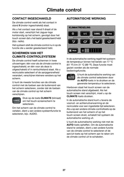 Jaguar XJ Navigatiesysteem Handleiding 2007 - 2009