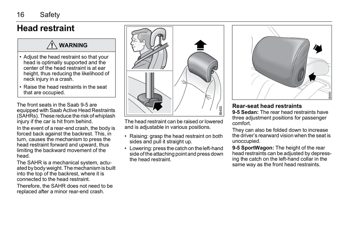 2001-2005 Saab 9-5 Owner's Manual | English