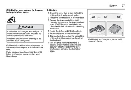 2001-2005 Saab 9-5 Owner's Manual | English