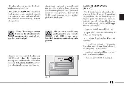 2002-2008 Lancia Phedra Owner's Manual | Dutch