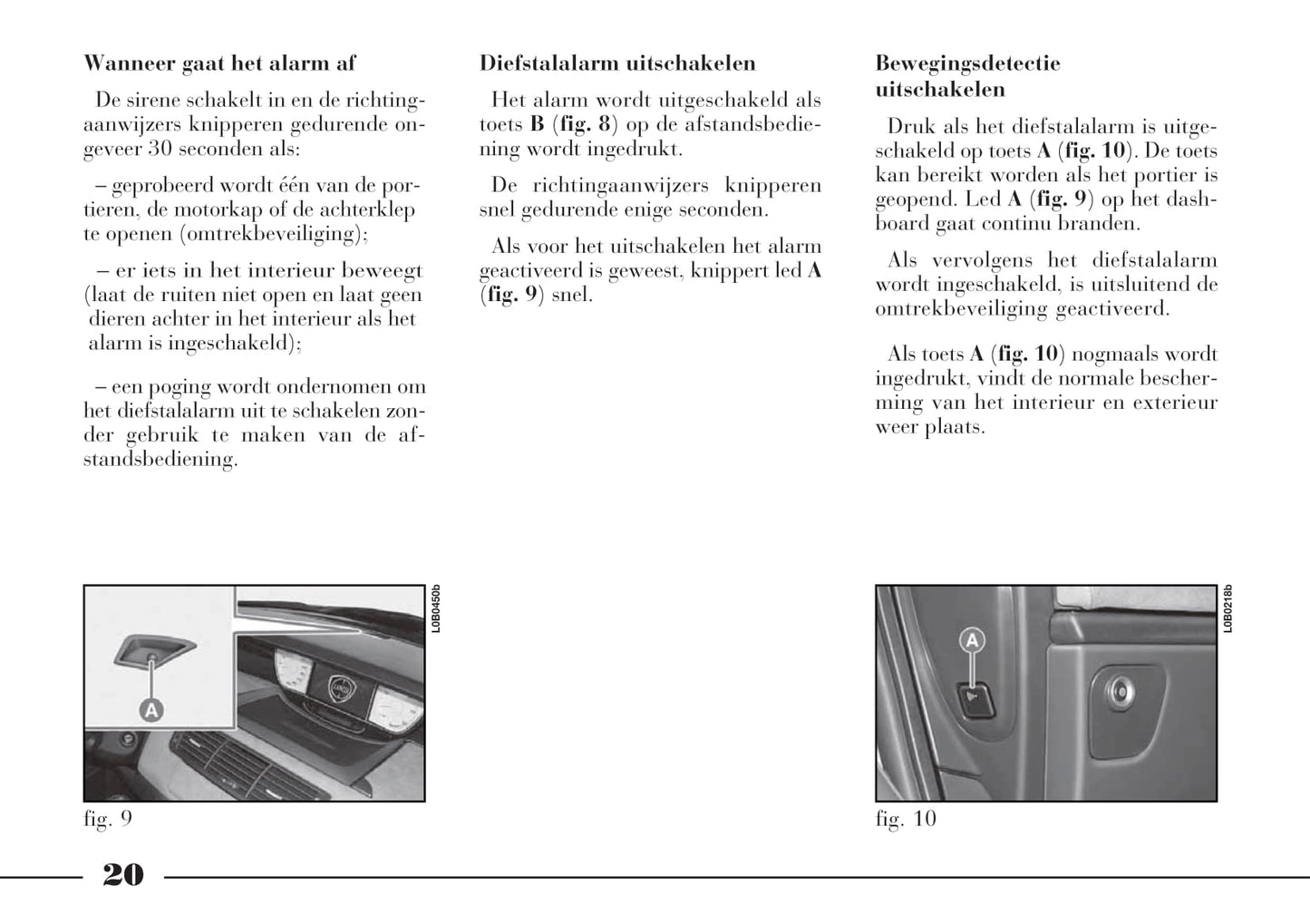 2002-2008 Lancia Phedra Owner's Manual | Dutch