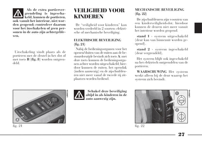 2002-2008 Lancia Phedra Owner's Manual | Dutch