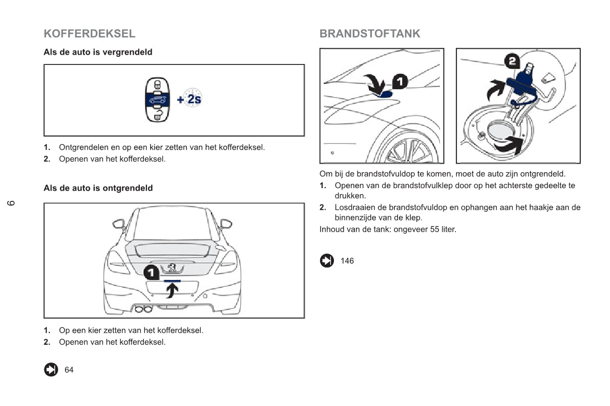 2013-2015 Peugeot RCZ Gebruikershandleiding | Nederlands