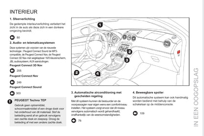 2013-2015 Peugeot RCZ Gebruikershandleiding | Nederlands