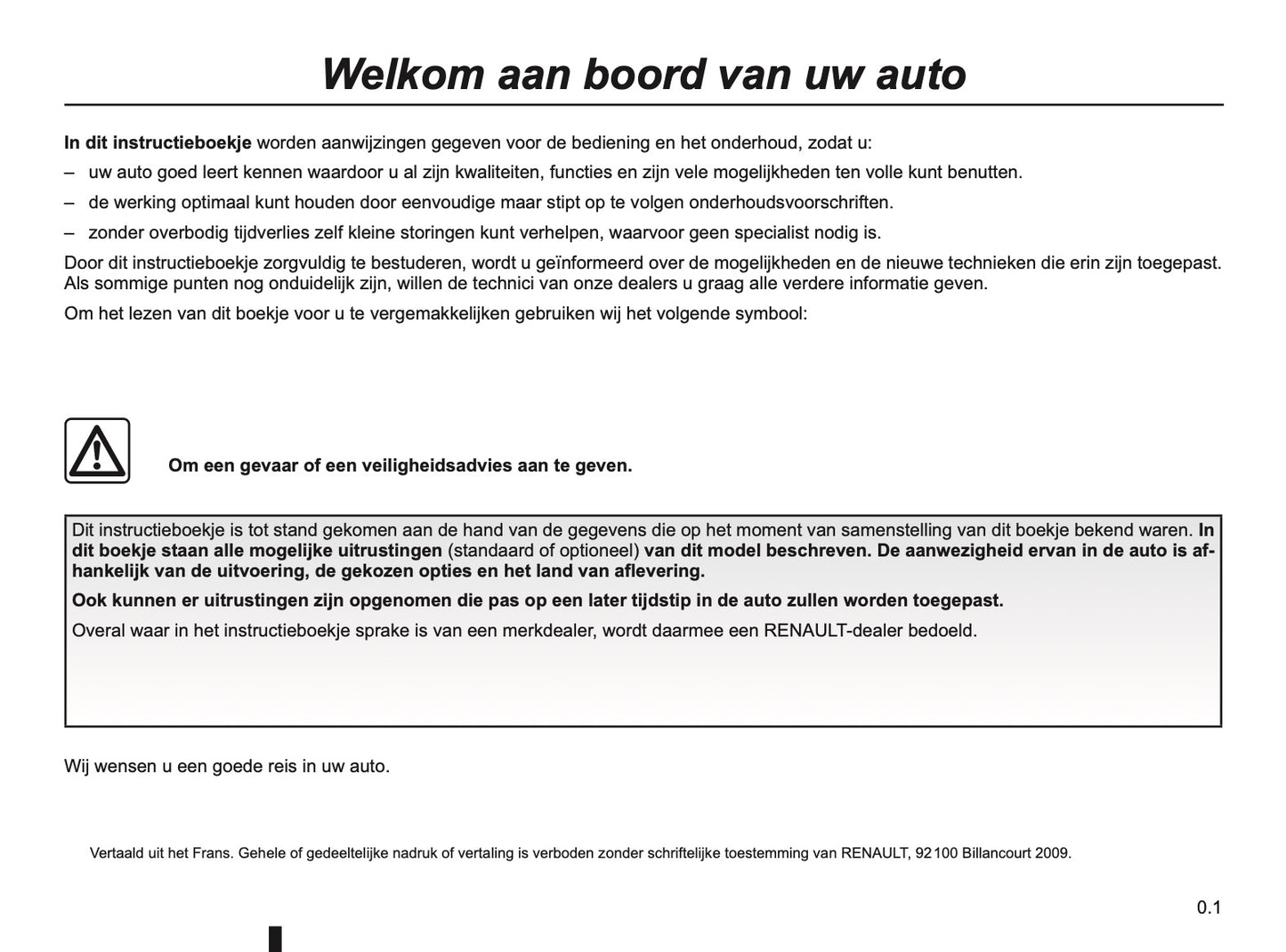 2009-2010 Renault Laguna Gebruikershandleiding | Nederlands