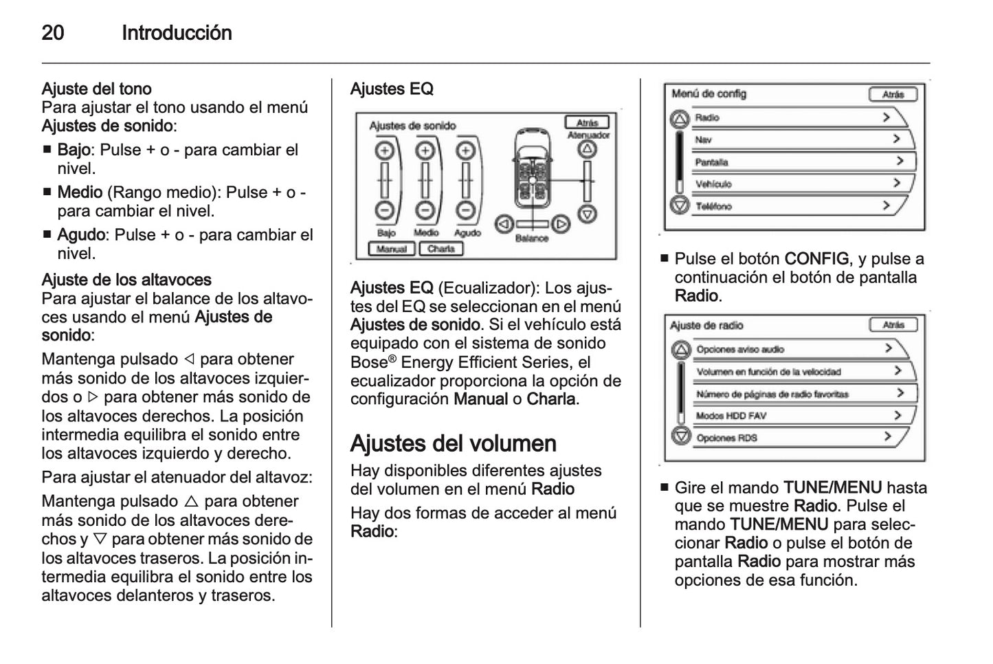 Opel Ampera Manual de infoentretenimiento 2011 - 2015