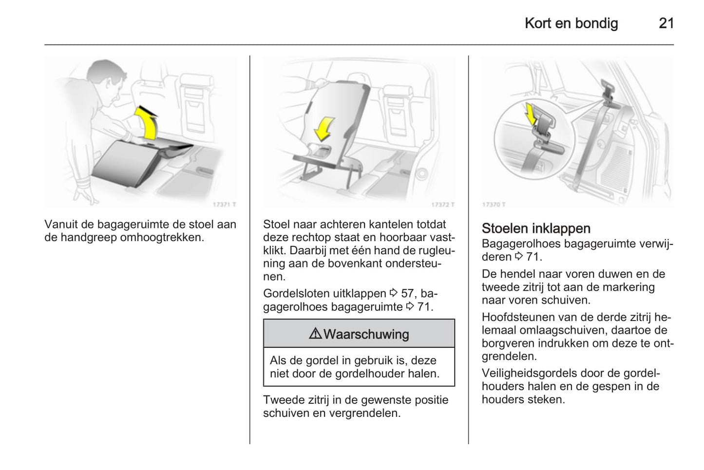 2013-2014 Opel Zafira / Zafira Family Gebruikershandleiding | Nederlands